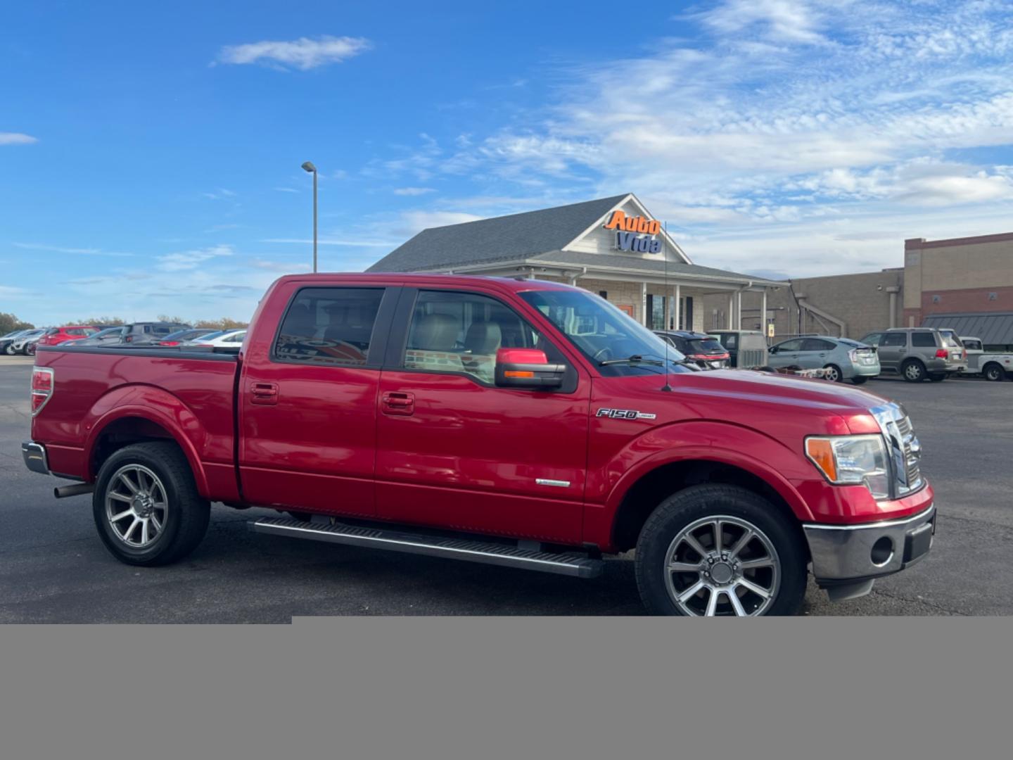 2012 RED Ford F-150 Platinum SuperCrew 6.5-ft. Bed 2WD (1FTFW1CT5CF) with an 3.5L V6 TURBO engine, 6-Speed Automatic transmission, located at 420 I-35E, Lancaster, TX, 75146, (469) 297-4144, 32.593929, -96.823685 - Photo#6